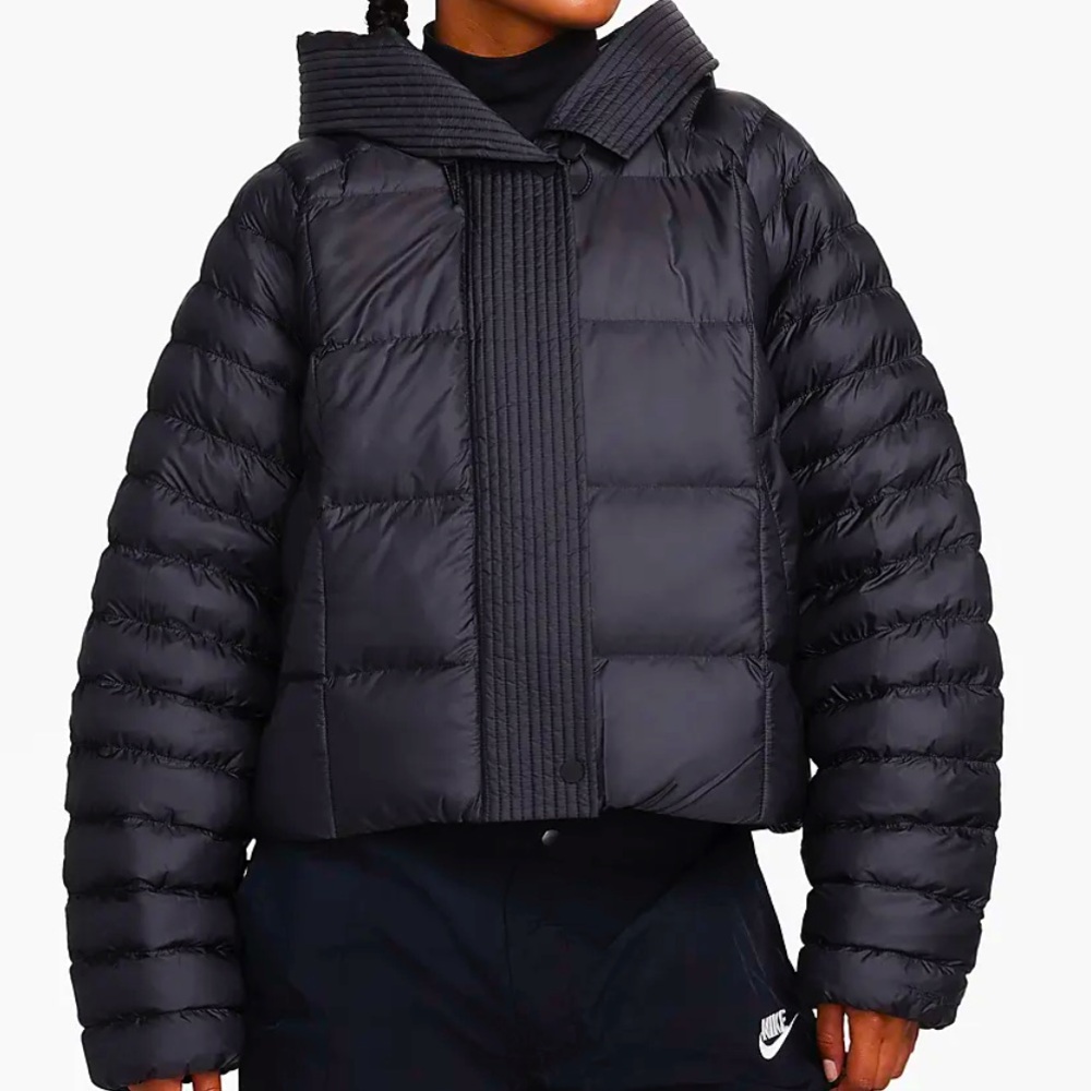 Nike Swoosh High Quality Primaloft  Oversized Cropped Puffer Hoodie SzXS